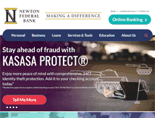 Tablet Screenshot of newtonfederal.com